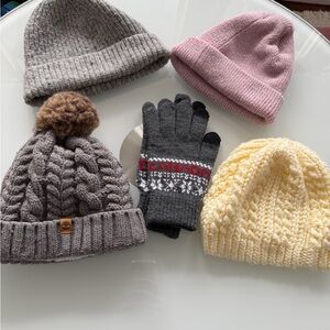 Winter Accessories LOT, timberland, indigo, joe fresh.